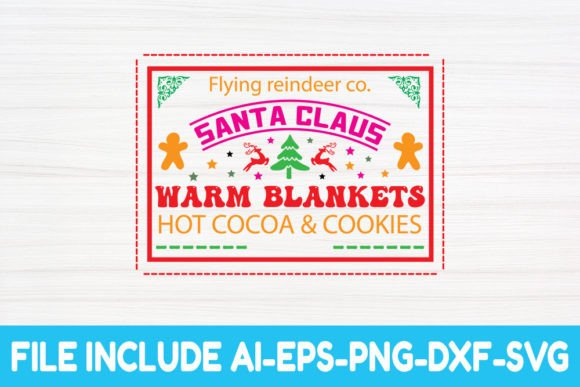 Christmas Sign SVG Flying Reindeer Co for Crafts Graphics