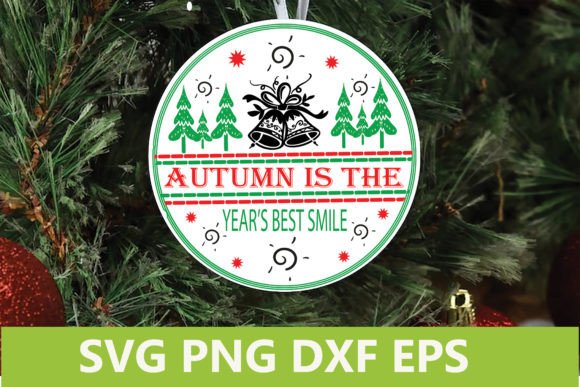 Christmas Sign SVG Graphics for Autumn Branding Crafts