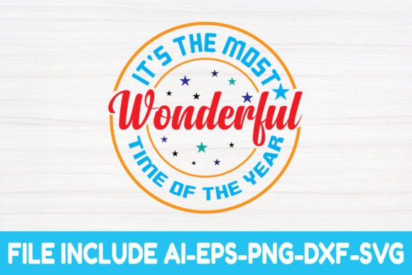 Christmas Sign SVG - It's the Most Wonde: Graphics & Crafts