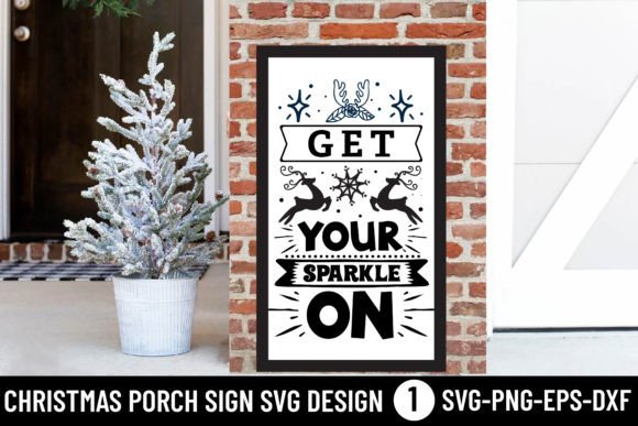 Get Your Sparkle on Porch Sign Graphics for Crafts