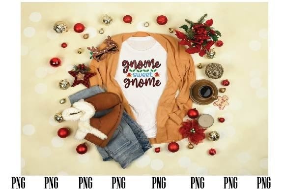 Gnome Sweet Gnome SVG Design for Crafts