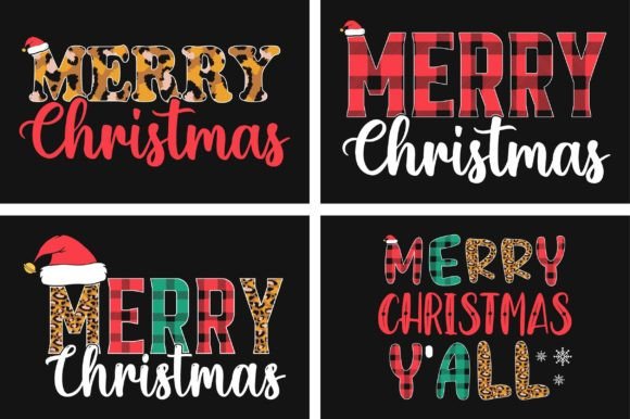 Merry Christmas Patterns SVG for Crafts and Graphics