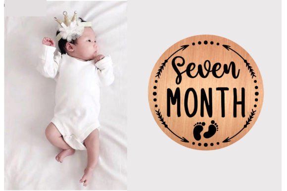 Seven Month Baby Milestone SVG: A Designer's Review